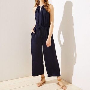 LOFT 🦋 Keyhole Halter Jumpsuit